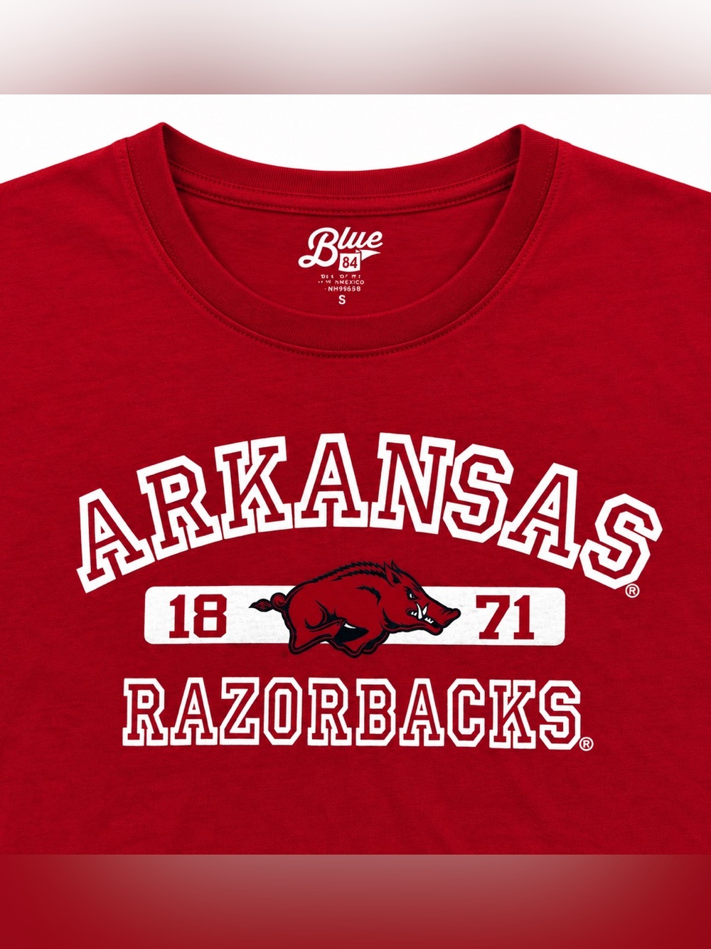 Arkansas Razorbacks Red Graphic T-Shirt | Size Small - Picture 3 of 5